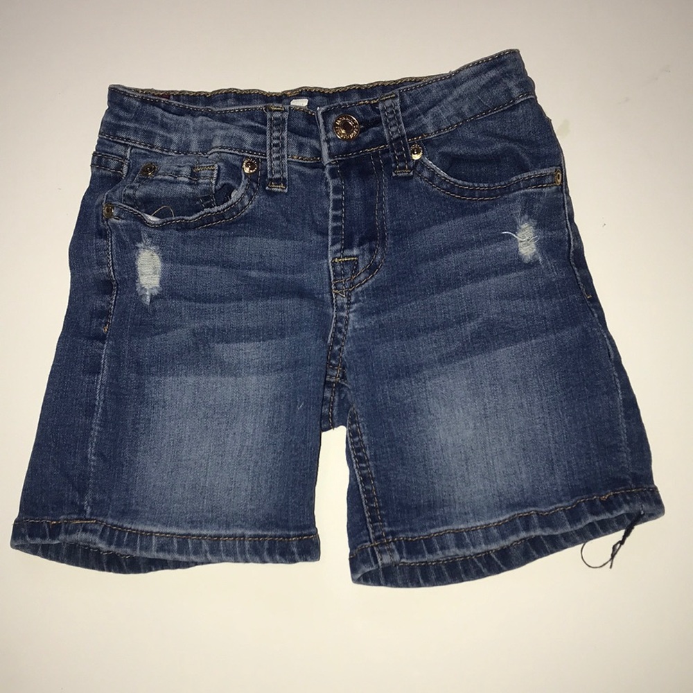 Blue shorts no stains lightly used